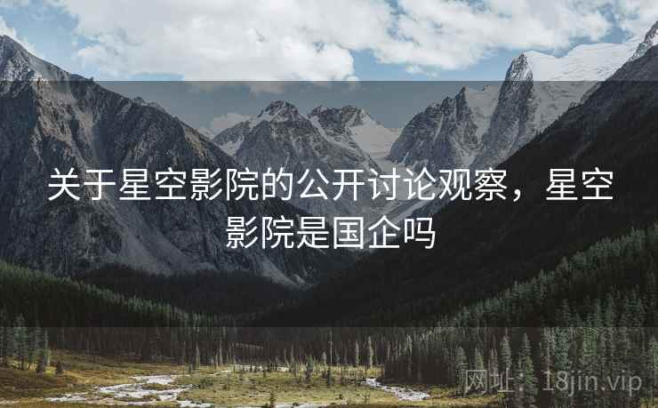 关于星空影院的公开讨论观察，星空影院是国企吗