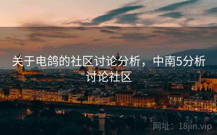 关于电鸽的社区讨论分析，中南5分析讨论社区