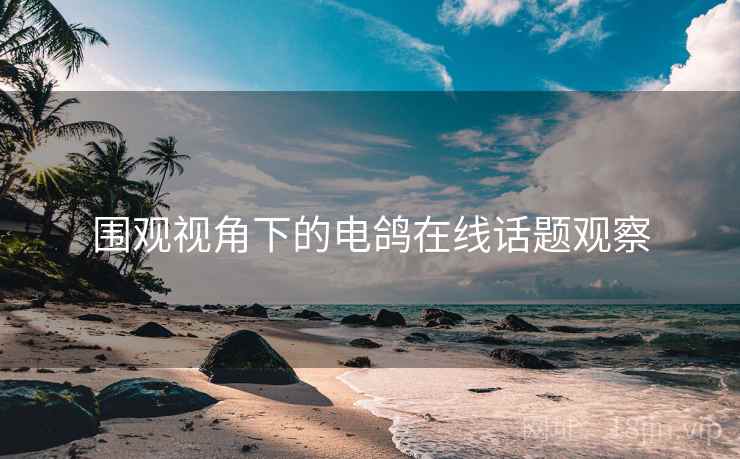 围观视角下的电鸽在线话题观察
